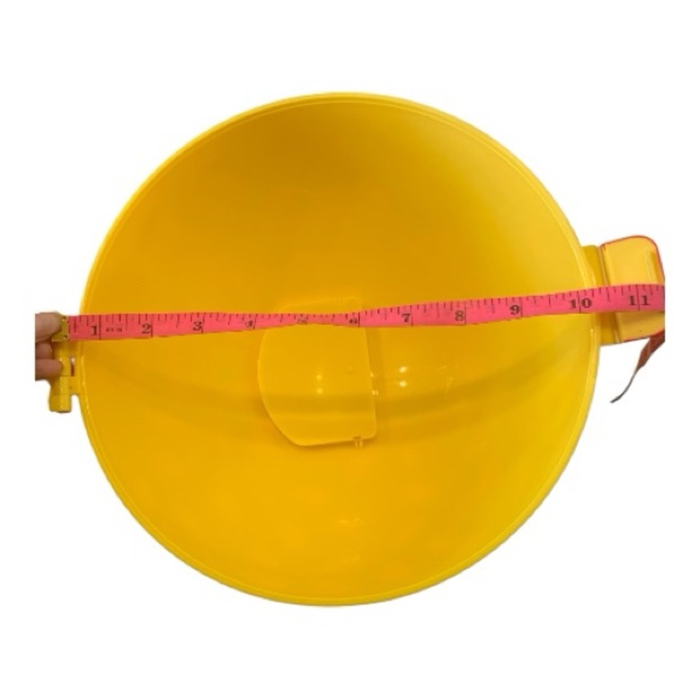 NWT Fun and Adorable Sun Squad Hamburger Grill Caddy Yellow Durable Plastic - Picture 9 of 12